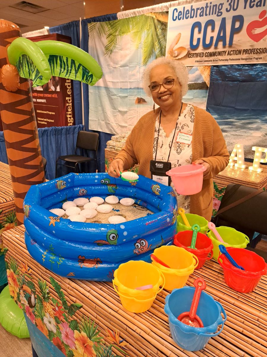 Service with a smile at the CCAP Booth during the NCAP Conference 2023.